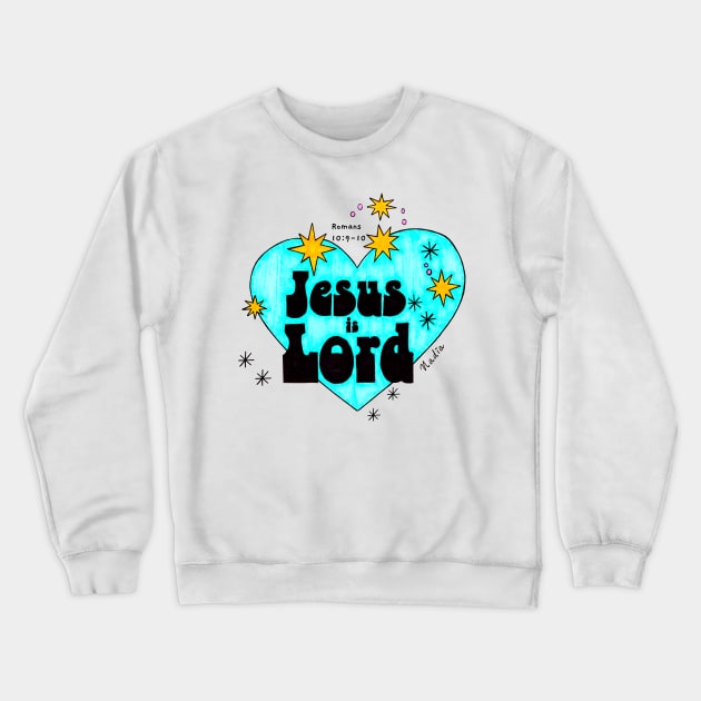 Jesus Crewneck Sweatshirt by Nadiadgo